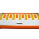 Orange bread hutch vintage 70s
