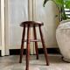 Dark wood stool