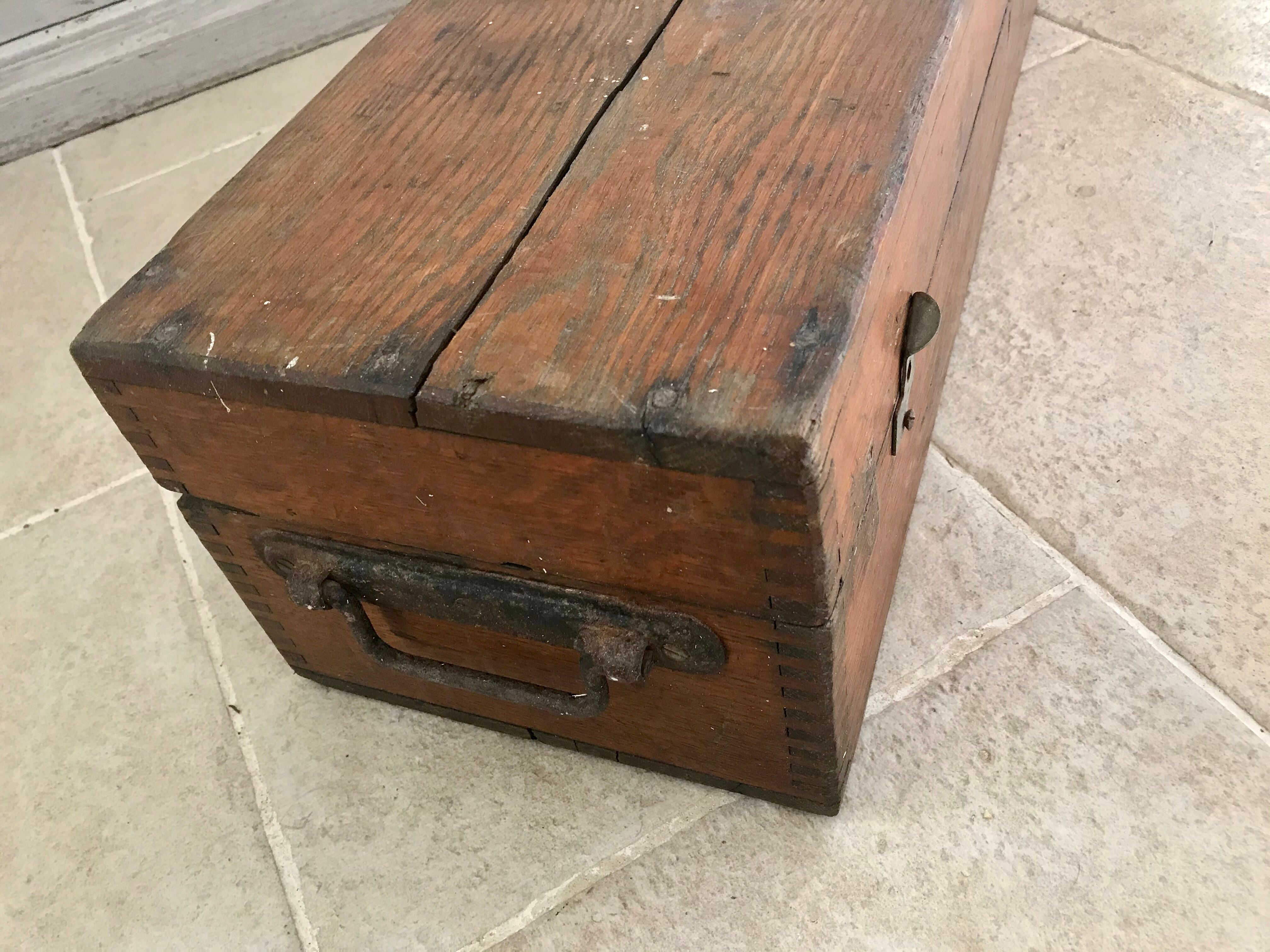 Vintage wooden crate