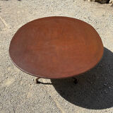 Table basse en fer forgé artisanal
