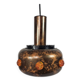 Herda Holland - pendant lamp - copper - Space ace - 80's