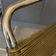 Scoubidou chair or vintage 1960s khaki green chrome spaghetti chair