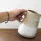 Glazed stoneware pitcher Pierre Lion Puisaye sandstone