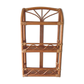 Etagere murale en rotin