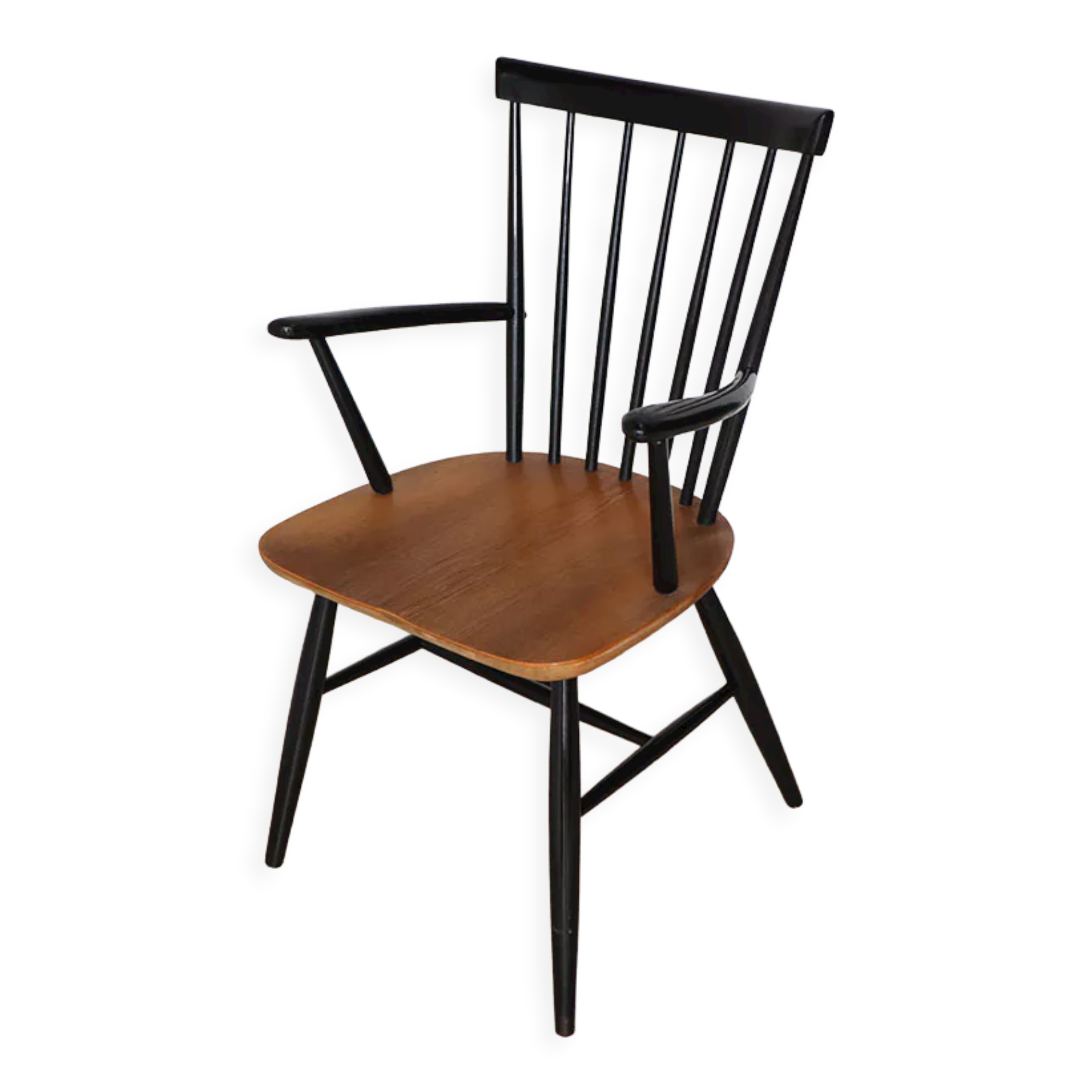 Vintage wooden armchair circa 1960