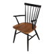 Fauteuil vintage en bois vers 1960