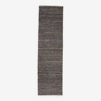 3x11 Rug For Hallway Brown Oushak Runner Rug, 94x348Cm