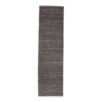 3x11 Rug For Hallway Brown Oushak Runner Rug, 94x348Cm