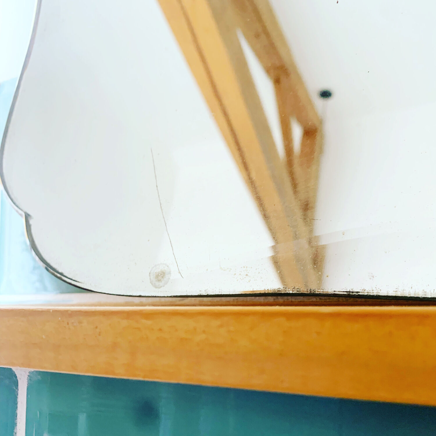 Art Deco beveled mirror