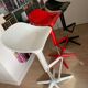 Kartell Spoon swivel and height-adjustable high stools