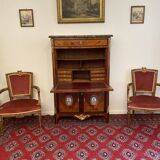 Writing desk of Louis XVI period in marquetry circa 1780