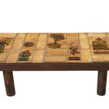 Table basse en céramique signée Roger CAPRON