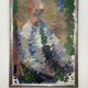 Swedish Oil on Canvas – “Sitting Man” by Bengt Crantz