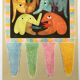 Affiche d'exposition de victor brauner musée national d'art moderne, 1972