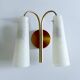 Vintage Italian Glass Sconce, 1960s
