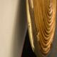 Round rattan and brass underside, 1960