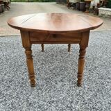 oval walnut table