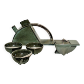 Set de thé « Sextant »,  Yves Cordier, studio salins, 1980