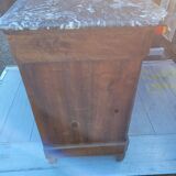Louis Philippe marble chest of drawers