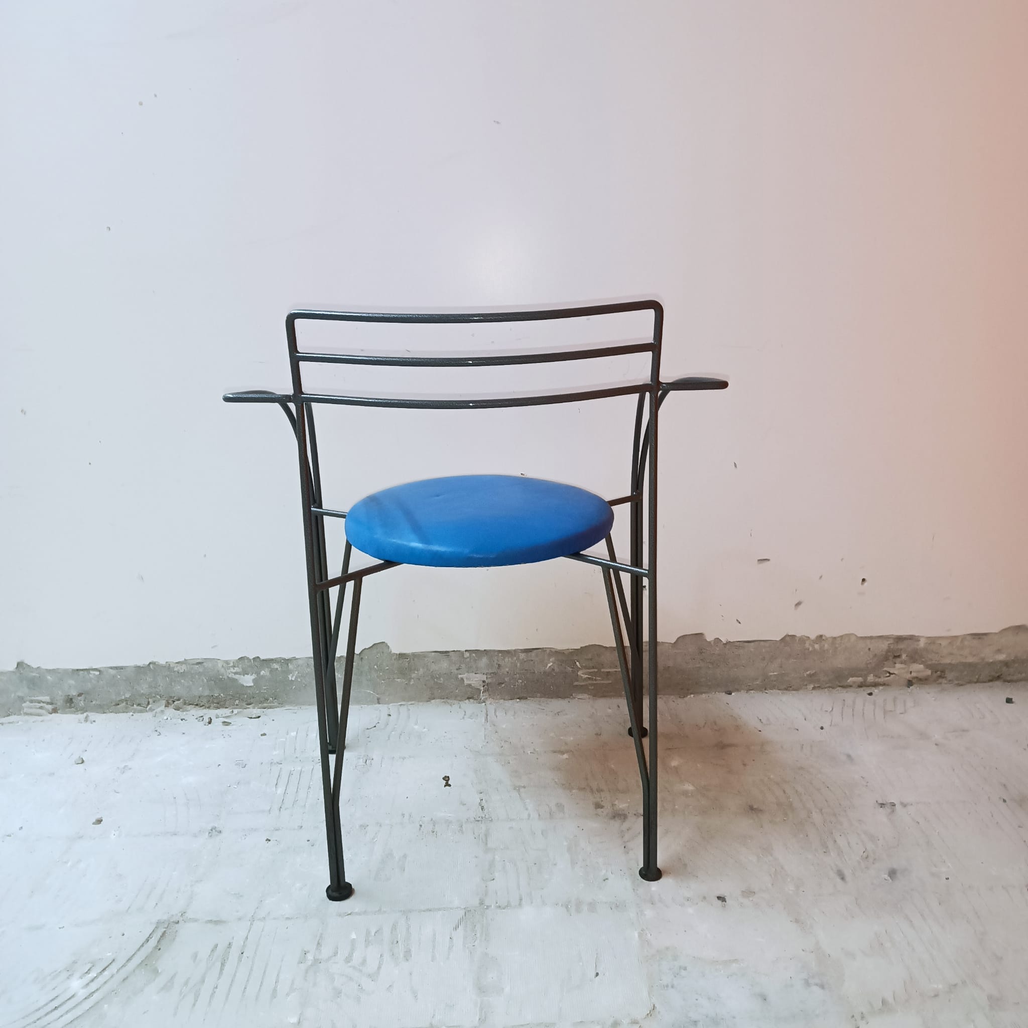 6 chairs design 1985 collection "Lune d'Argent", Pascal Mourgue vintage