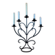 Metal heart candle holder 5 candles