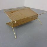 French metal magazine rack, 1960s