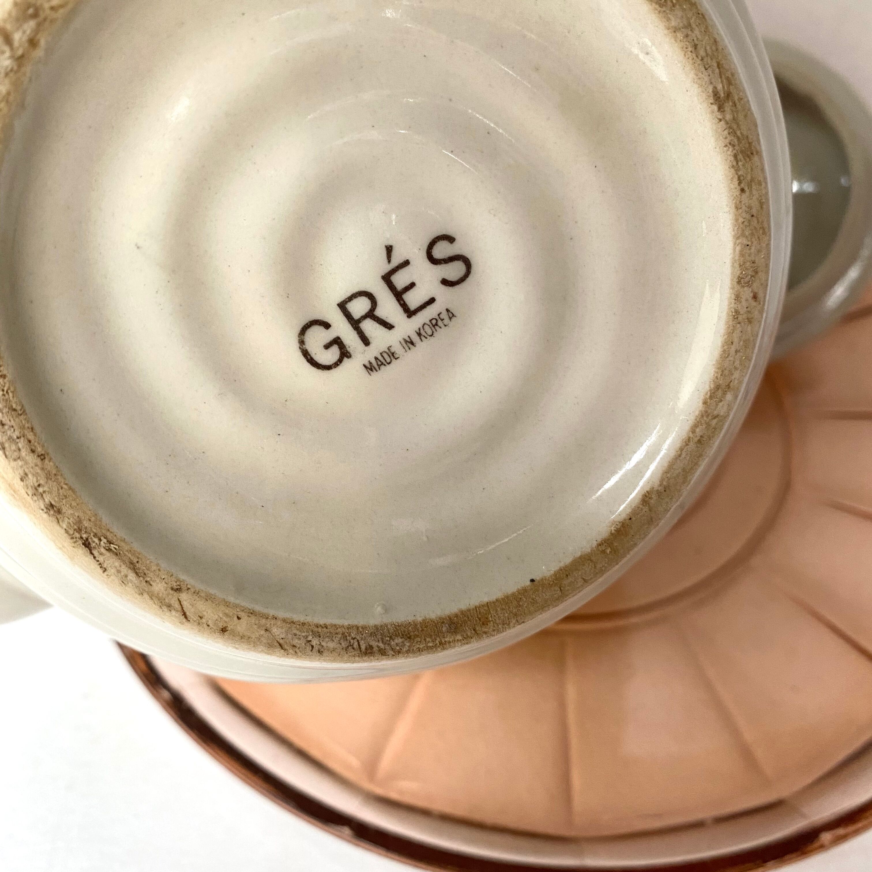 Vintage sandstone teapot