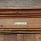 Notary's cabinet PERFECTA in walnut. Restored (circa 1930)
