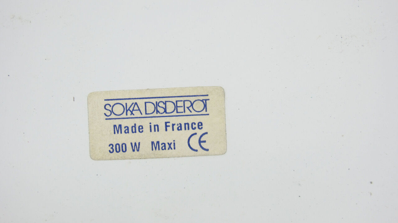 Pair of disderot chrome metal 80