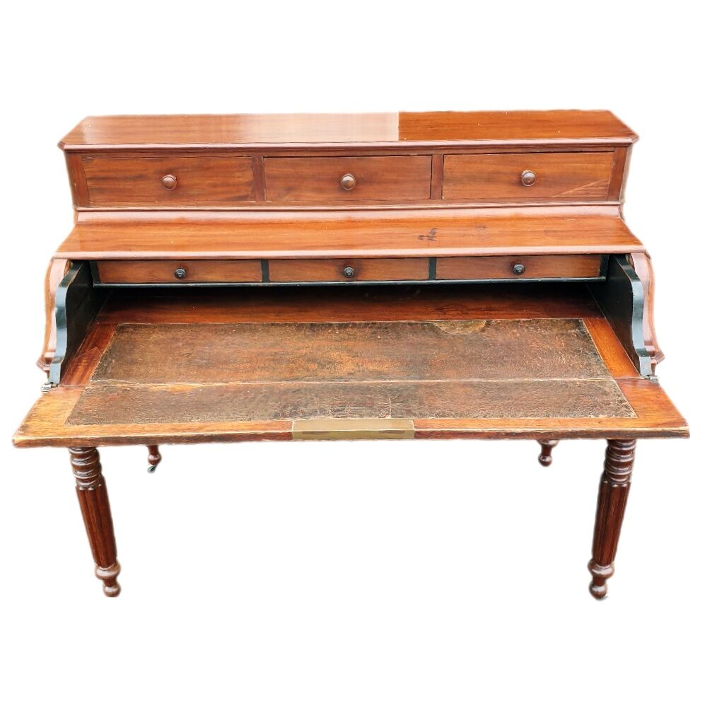 Bureau piano à gradins Louis Philippe en acajou