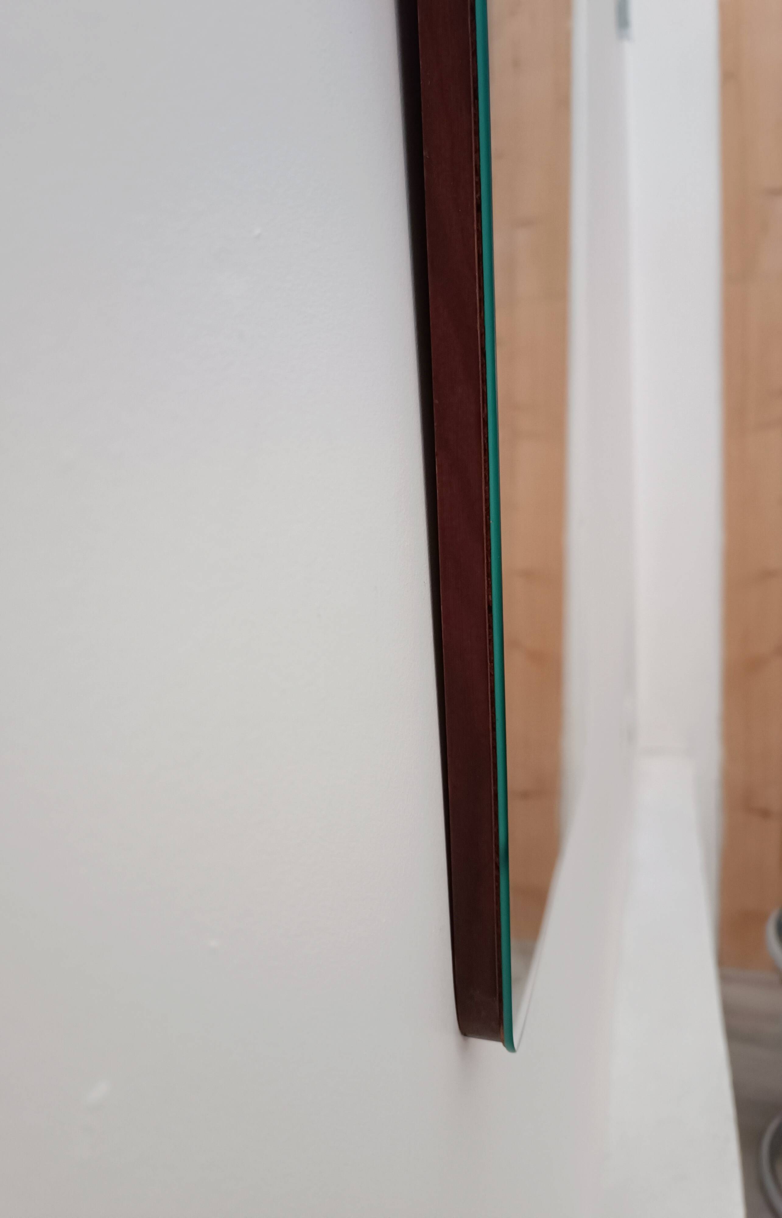 Trapezoidal mirror by Fratelli Fanzago 1960s