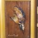 Still Life with a Bird by Louise Baril XIXth Bordeaux painter