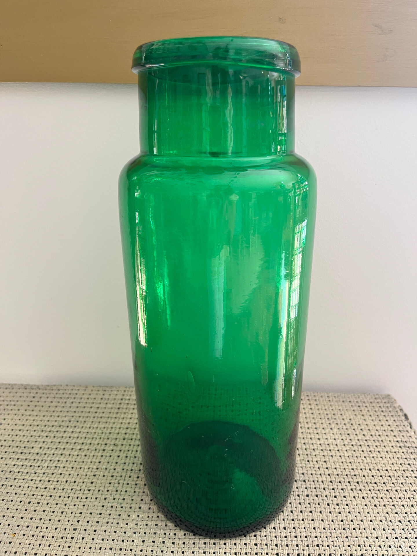 Green vase
