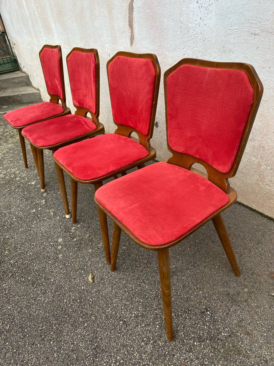 Set of 4 vintage chairs