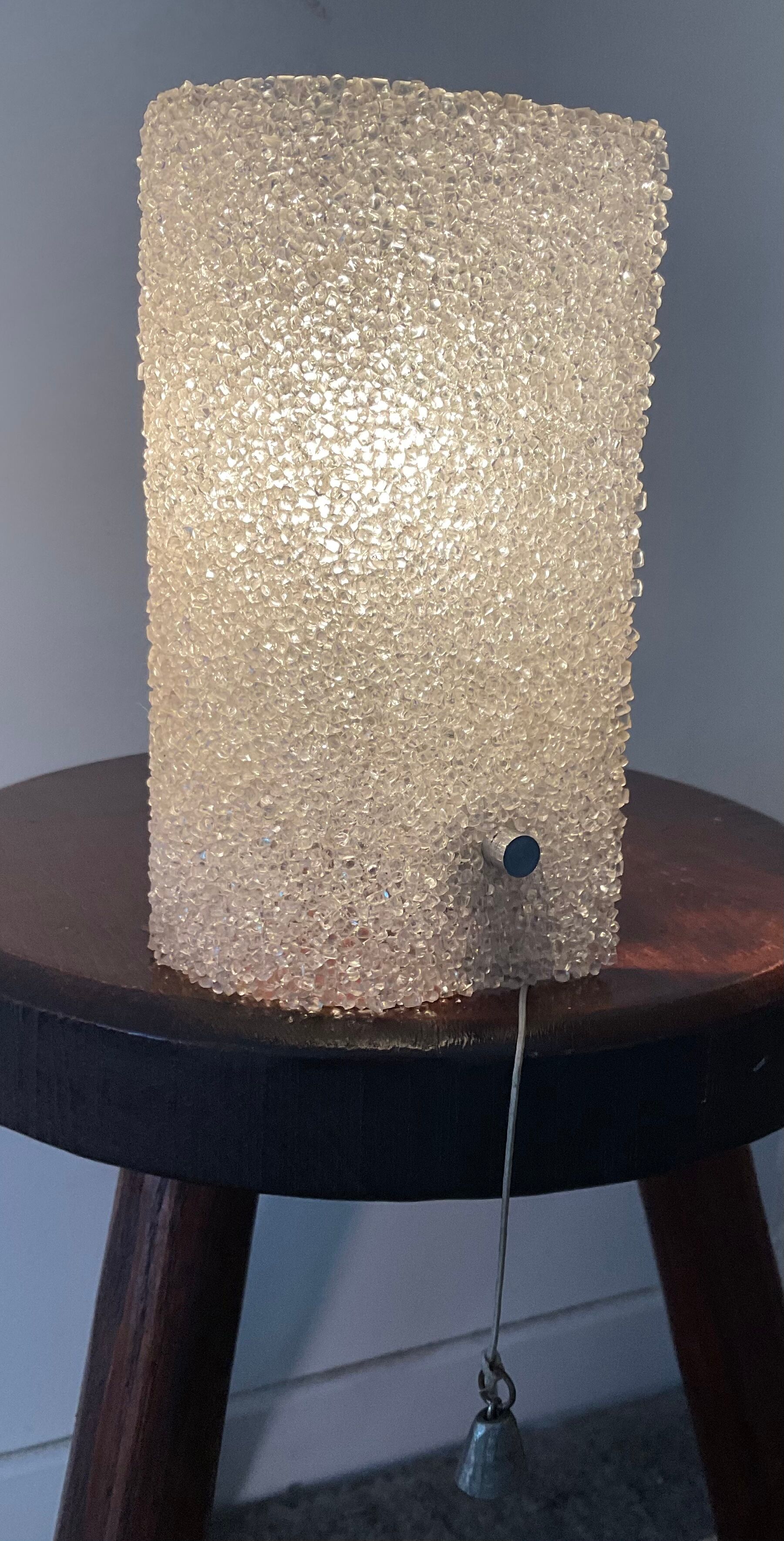 Vintage perspex wall lamp from the 60s-70s