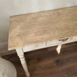 Vintage 1-drawer wooden table