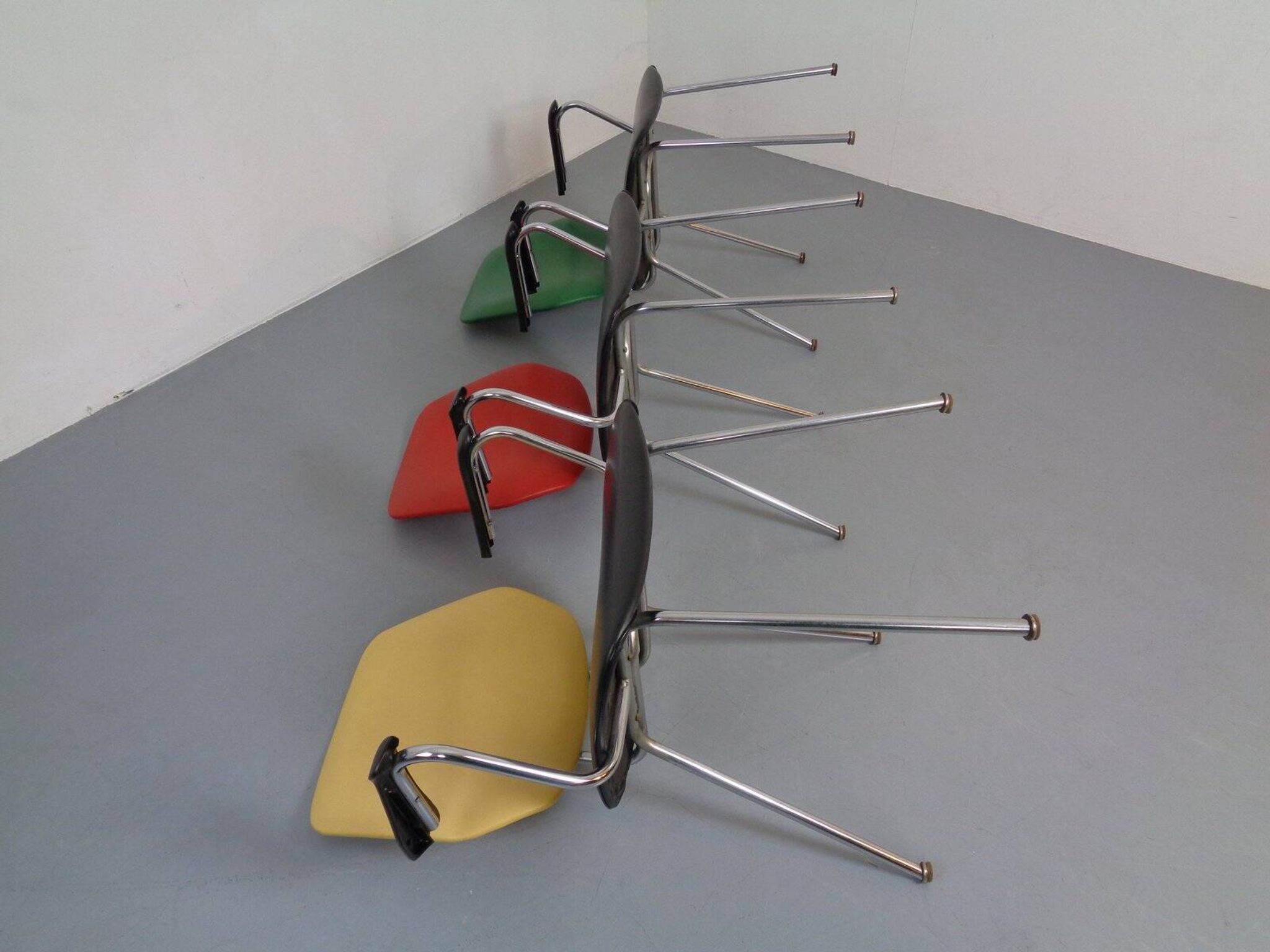 Mid-Century Armchairs from Drabert, 1960s, Set of 3