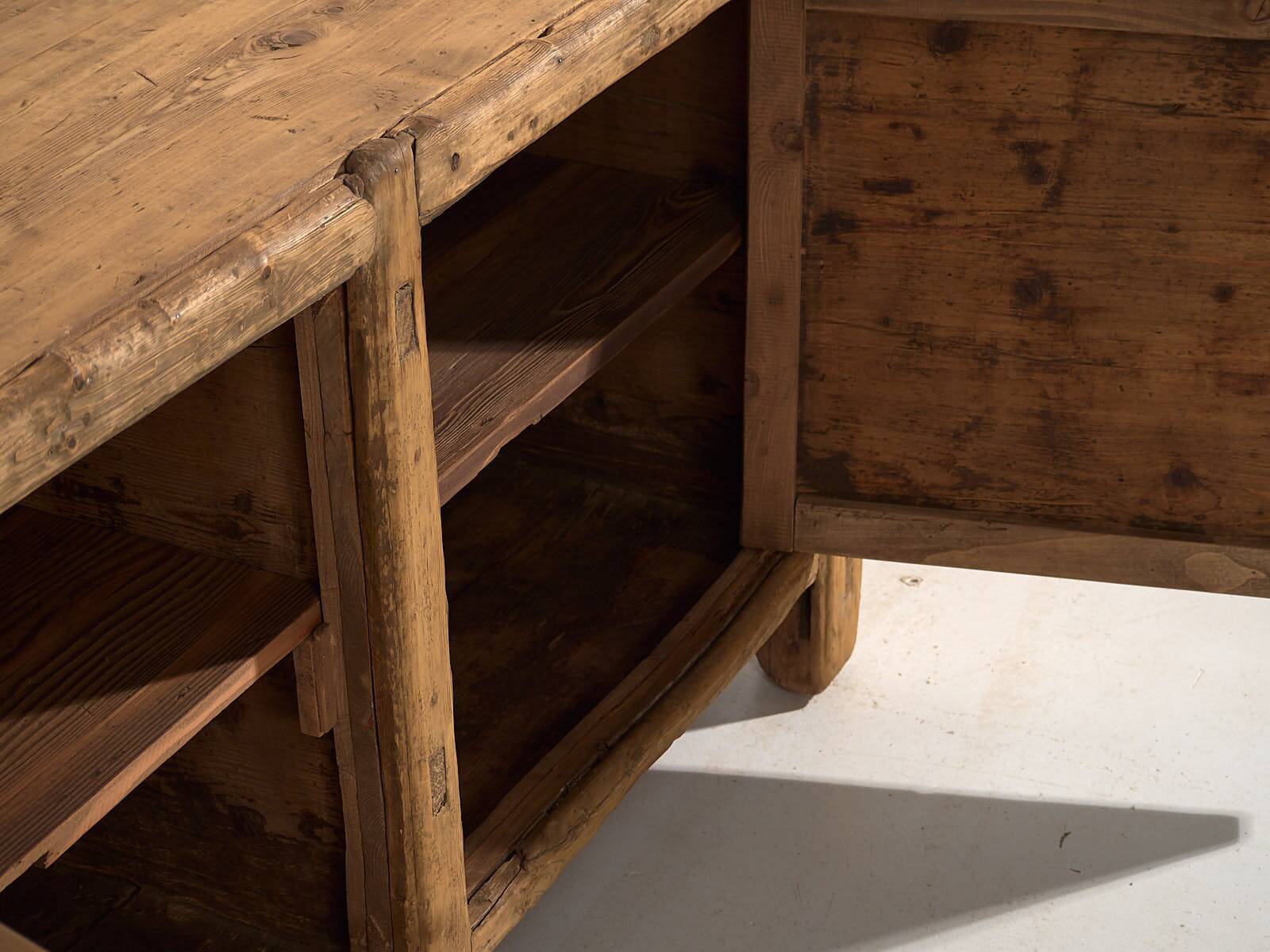 Antique buffet in primitive style (c.1900) #2