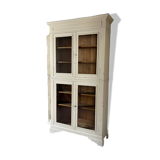 Vitrine ancienne blanche