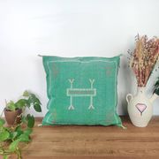 Green Berber sabra cushion