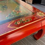 Red chinese table