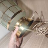 Art Deco glass lamp with touch control