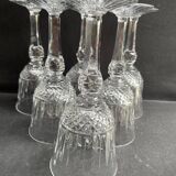 6 Liqueur glasses – Mouth-blown and hand-cut crystal