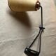 Wall lamp 2 black metal arms 60s