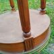 Table bouillotte ancienne plateau marbre style louis xvi