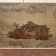 Painting on canvas has decoration of a scene in the Antique Decorative panel nineteenth century