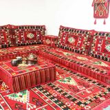 Turkish red floor sofa