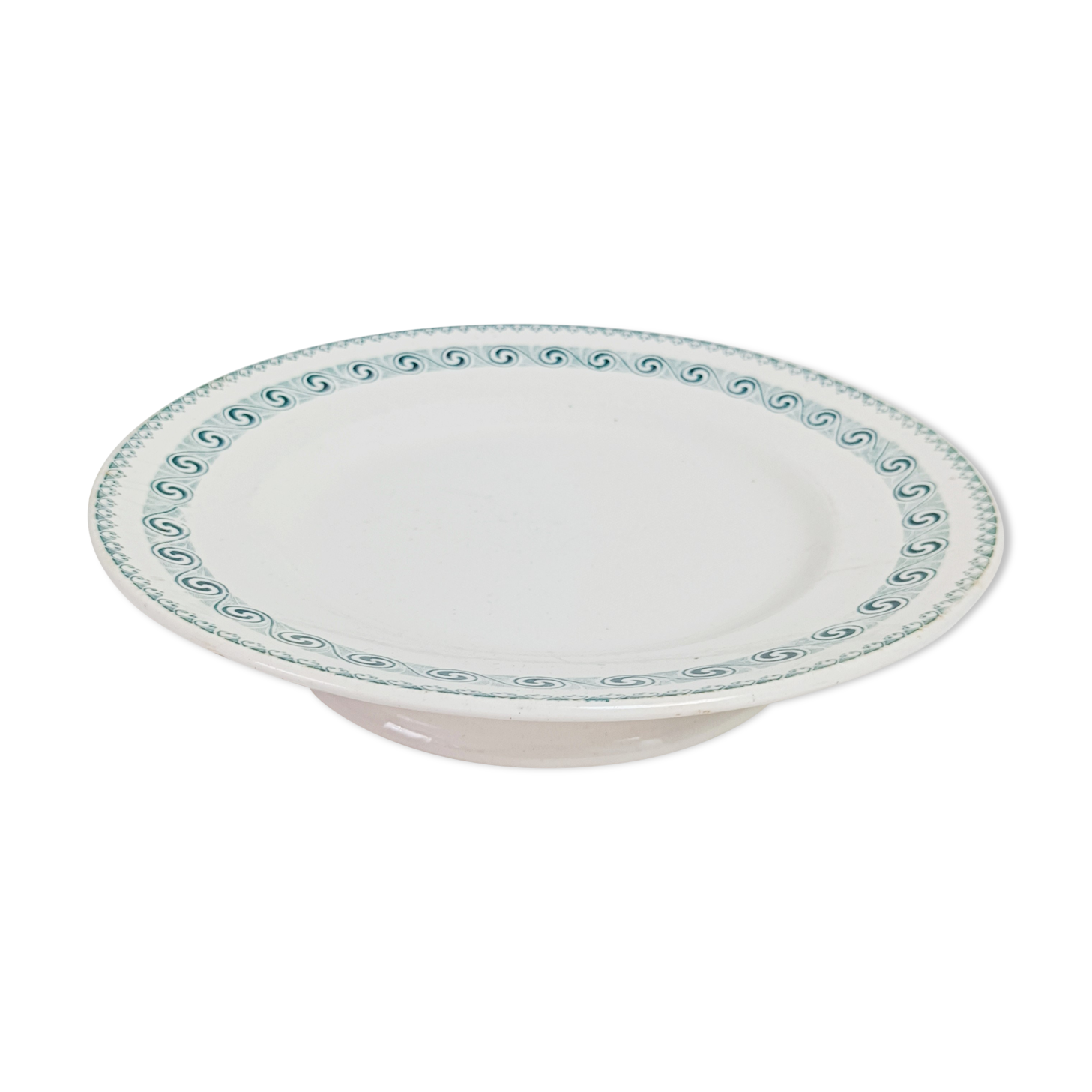 Ironstone compote dish Moulin des Loups and Hamage, Rachel model.