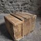French antique oak safe, lockable rustic chest, circa 1750–1850.