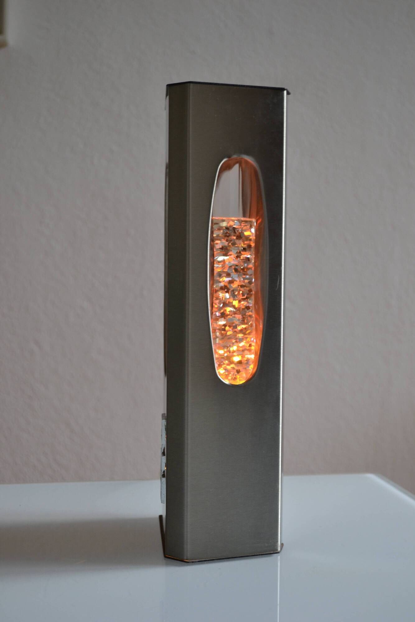 Vintage Space Age Psychedelic 70s 1970s Glitter Lamp